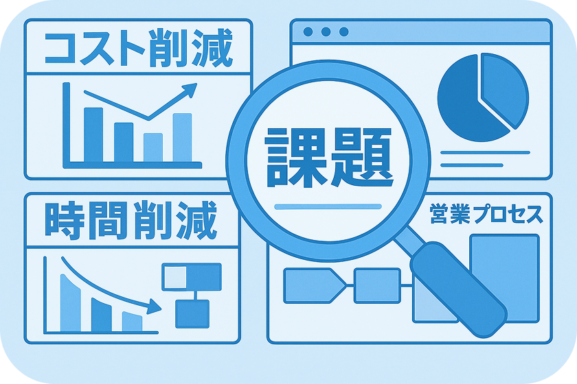 「業務プロセスの可視化と営業効率化」支援
