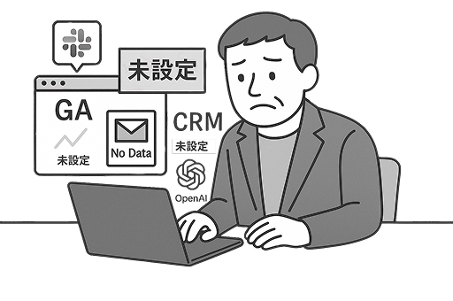 GAやMA、Open AIなどのツールを導入したものの形だけで止まっている